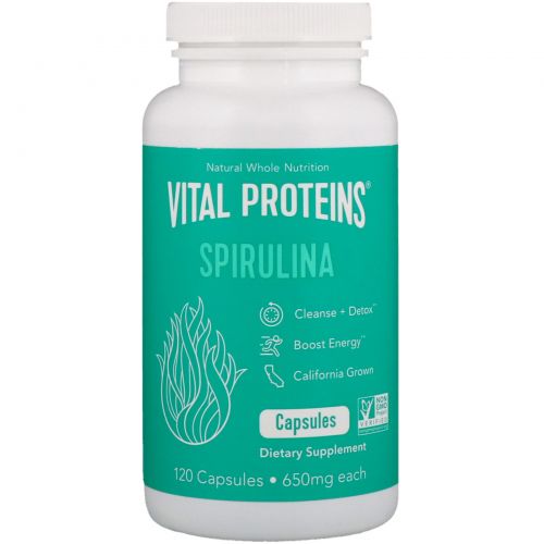 Vital Proteins, Spirulina, 120 Capsules