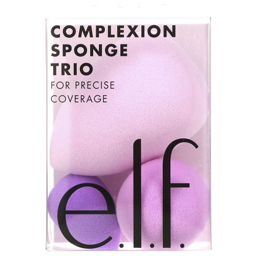 E.L.F., Спонжи Precision Sponge Trio, 3 спонжа