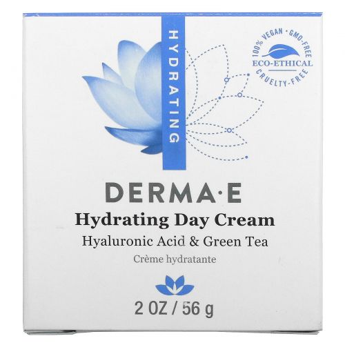 Derma E, Hydrating Day Cream, With Hyaluronic Acid, 2 oz (56 g)