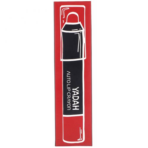 Yadah, Auto Lip Crayon, автоматический карандаш-помада для губ, оттенок 01 ослепительный красный, 2,5 г