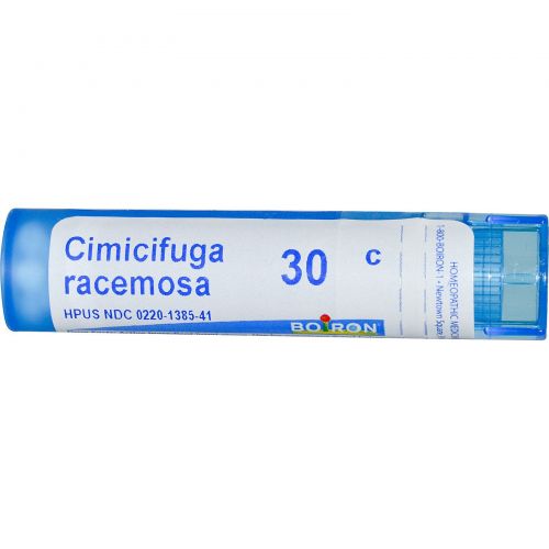 Boiron, Single Remedies, Цимицифуга (Cimicifuga Racemosa), 30 С, прибл. 80 гранул