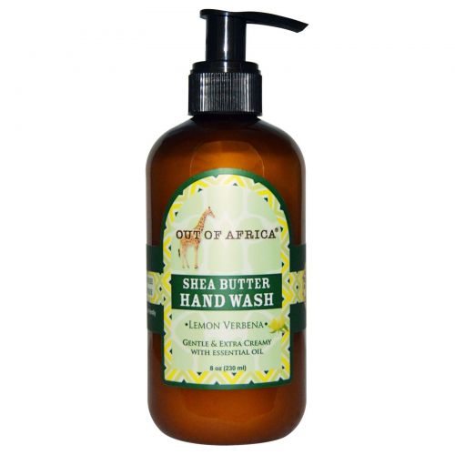 Out of Africa, Organic Shea Butter Hand Wash, Lemon Verbena, 8 fl oz (240 ml)