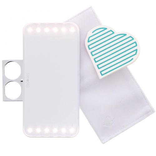 Riki Loves Riki, Riki Cutie, Mini Wearable Lighted Beauty Mirror, 1 Count