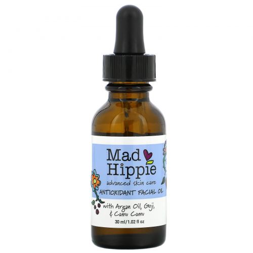 Mad Hippie Skin Care Products, Антиоксидантное масло для лица, 1,02 жидких унций (30 мл)