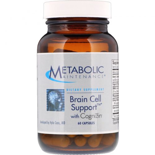 Metabolic Maintenance, Brain Cell Support, with Cognizin, 60 Capsules