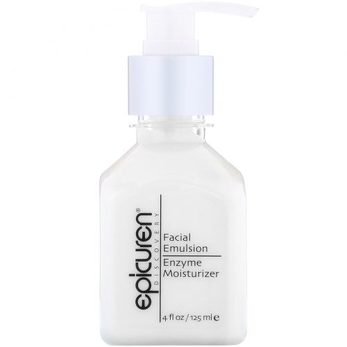 Epicuren Discovery, Facial Emulsion Enzyme Moisturizer, 4 fl oz (125 ml)