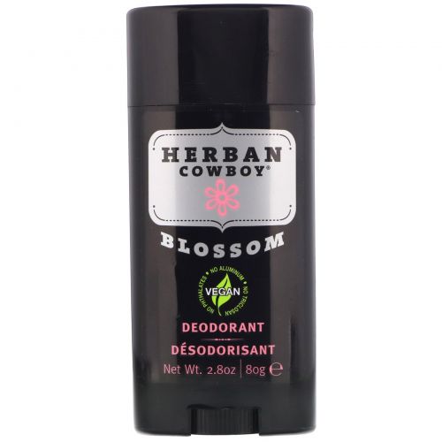 Herban Cowboy, Natural for Her, Дезодорант максимальная защита, цветочный запах, 2,8 унции (80 г)