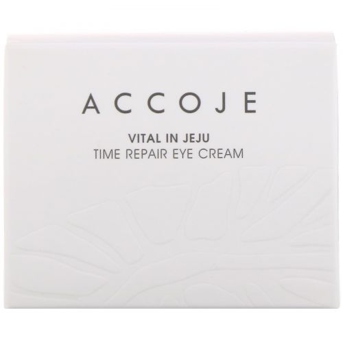 Accoje, Vital in Jeju, антивозрастной крем для кожи вокруг глаз, 30 мл
