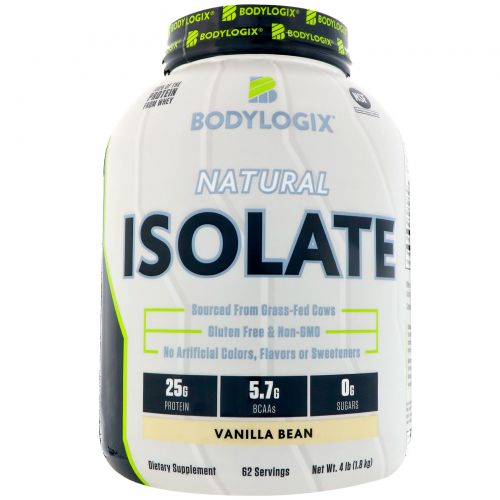 Bodylogix, Natural Isolate, Vanilla Bean, 4 lbs (1.8 kg)