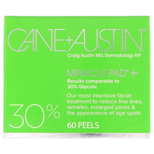 Cane + Austin, Диски Miracle Pad, пропитанные 30% гликолевой кислотой, 60 шт