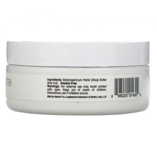 Mild By Nature, Moisturizing Shea Butter, 3.4 oz (96 g)