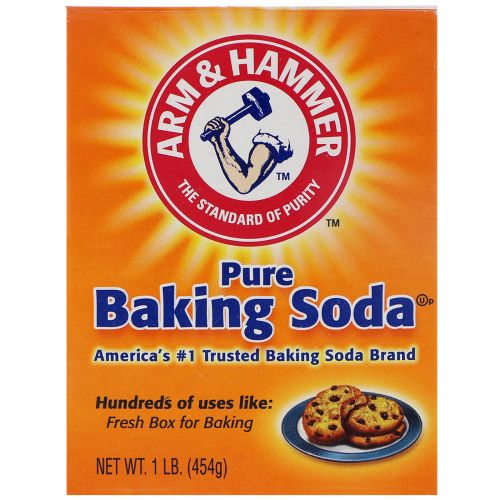 Arm & Hammer, Pure Baking Soda, 1 lb (454 g)