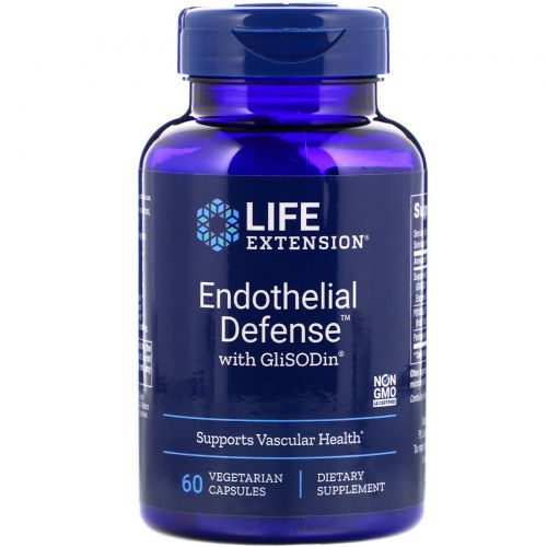 Life Extension, Эндотелиальная защита с глисодином, 60 капсул