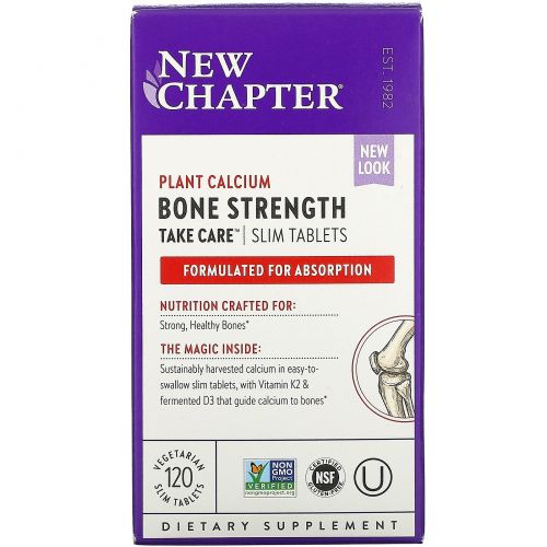 New Chapter, Bone Strength Take Care, 120 тонких таблеток