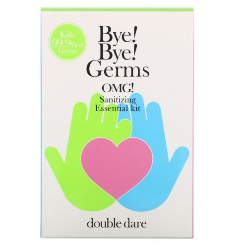 Double Dare, OMG!, Bye Bye Germs, Sanitizing Essential Kit, 3 Piece Kit