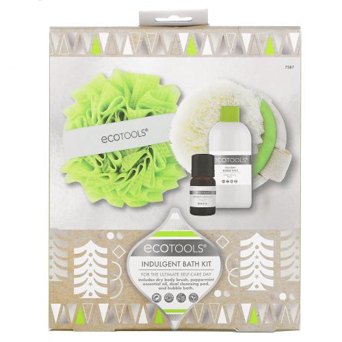 EcoTools, Indulgent Bath Kit, Limited Edition, 4 Piece Kit