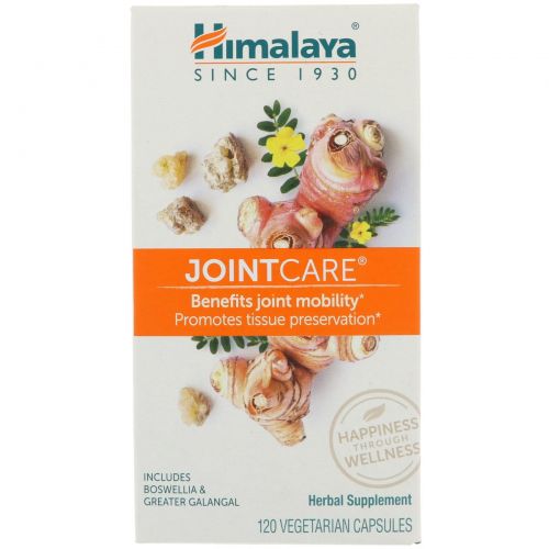 Himalaya Herbal Healthcare, "Уход за стуставами", препарат для поддержания здоровья суставов, 120 капсул в растительной оболочке