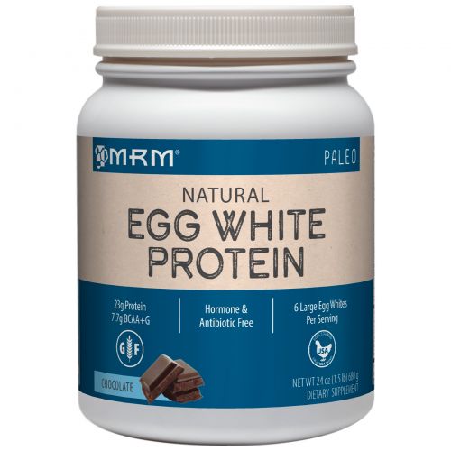 MRM, Натуральный протеин яичного белка, шоколад, 680 г