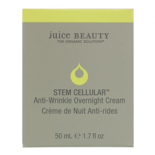 Juice Beauty, Stem Cellular, Anti-Wrinkle Overnight Cream, 1.7 fl oz (50 ml)