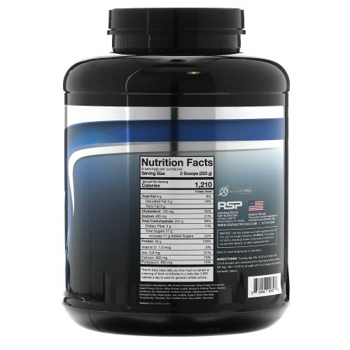 RSP Nutrition, TrueGain Premium Mass Gainer, Chocolate, 6 lbs (2.6 kg)