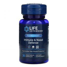 Life Extension, Florassist назальный, 30 вегетарианских капсул