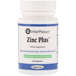 InterPlexus Inc., Zinc Plus, 60 Capsules