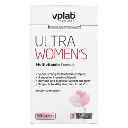 Vplab, Ultra Women’s Multivitamin Formula, 90 Caplets