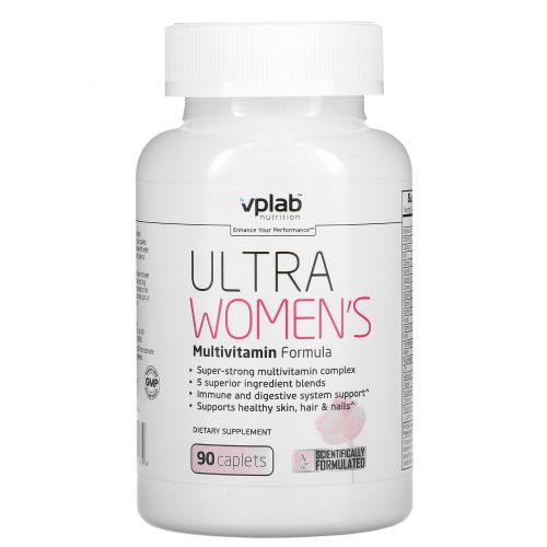 Vplab, Ultra Women’s Multivitamin Formula, 90 Caplets