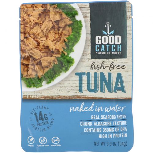 Good Catch, Fish-Free Tuna, Naked In Water, 3.3 oz (94 g)