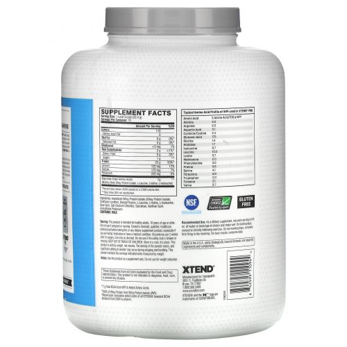 Scivation, Xtend Pro, Whey Isolate, Vanilla Ice Cream, 5 lb (2.27 kg)