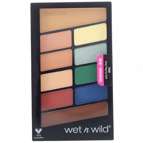 Wet n Wild, Color Icon, палитра теней для век, 763D «Хватит избегать риска», 10 г