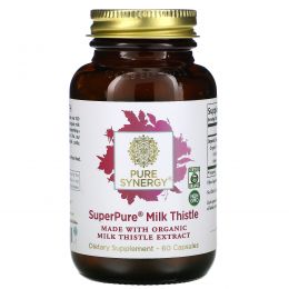 The Synergy Company, Pure Synergy, Organic Super Pure Milk Thistle Organic Extract , 60 Organic Vegetarian Caps