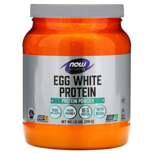 Now Foods, Протеин из яичного белка, 1.2 фунтов (544 г)