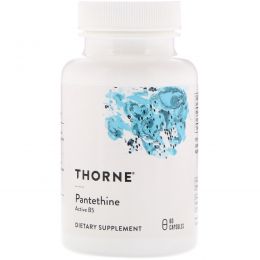 Thorne Research, Пантетин, 60 растительных капсул