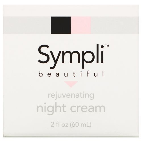 Sympli Beautiful, Омолаживающий ночной крем, 60 мл (2 жидк. унции)