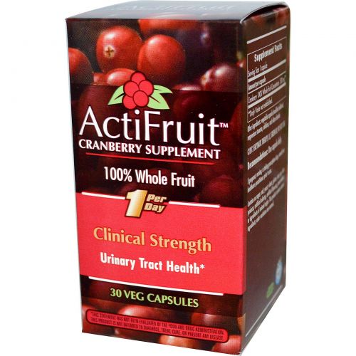 Enzymatic Therapy, Добавка Клюквы ActiFruit, 30 Капсул