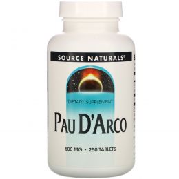 Source Naturals, По д'Арко, 500 мг 250 таблеток