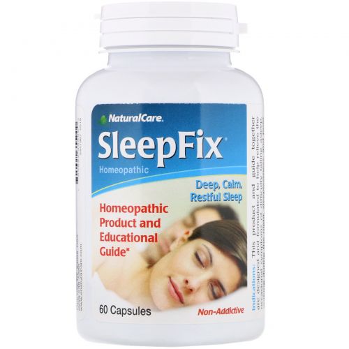 Natural Care, Средство для улучшения сна SleepFix, 60 капсул