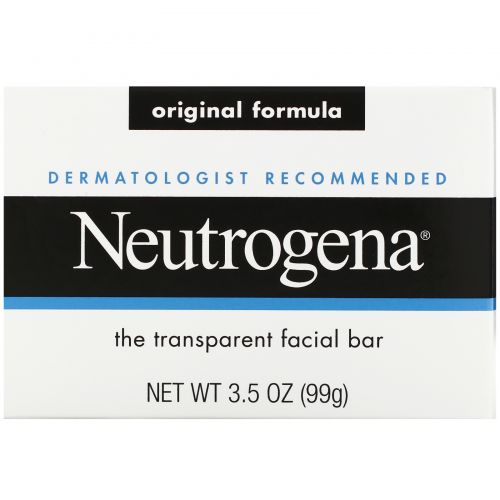 Neutrogena, Мыло для чистки лица, 3,5 унции (100 г)