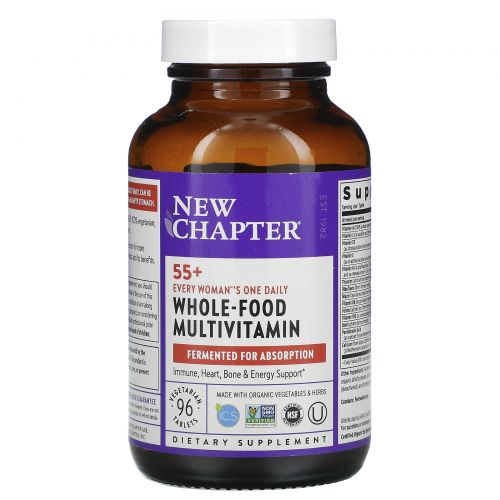 New Chapter, 55+ Every Woman's One Daily Multi, 96 Veggie Tabs