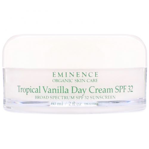 Eminence Organics, Tropical Vanilla Day Cream, SPF 32, 2 fl oz (60 ml)