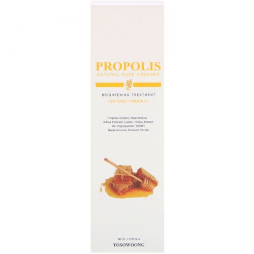 Tosowoong, Propolis Natural Pure Essence, Brightening Treatment, 60 ml
