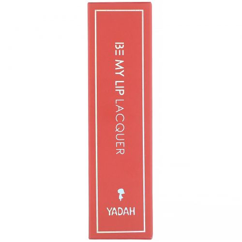 Yadah, Be My Lip Lacquer, тинт для губ, оттенок 02 жгучий красный, 4 г