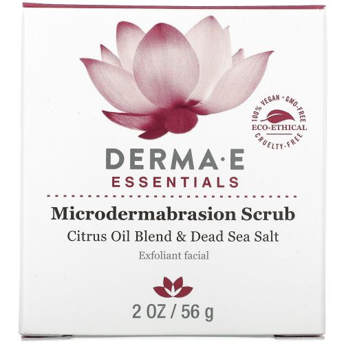 Derma E, Микродермабразивный скраб с солью Мертвого моря, 56 г