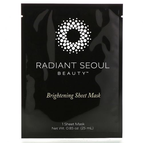 Radiant Seoul, Brightening Sheet Mask, 5 Sheet Masks, 0.85 fl oz (25 ml) Each