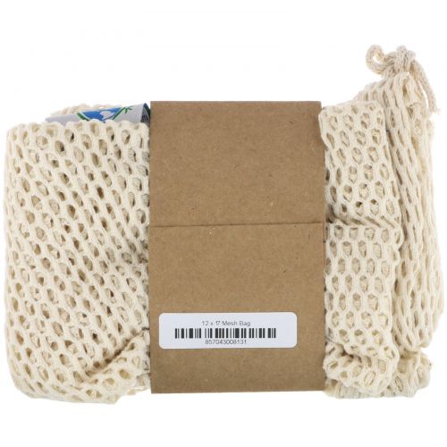 Wowe, Certified Organic Cotton Mesh Bag, 1 Bag, 12 in x 17 in