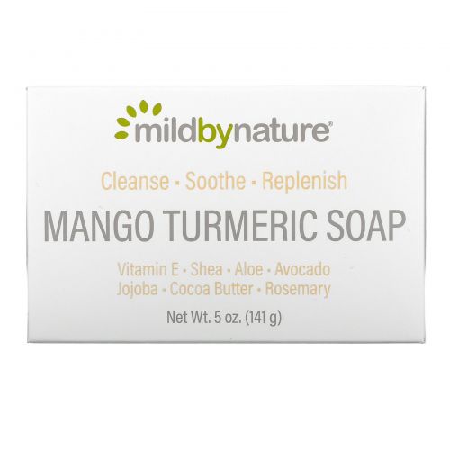 Mild By Nature, Mango Turmeric Soap Bar, 5 oz (141 g)