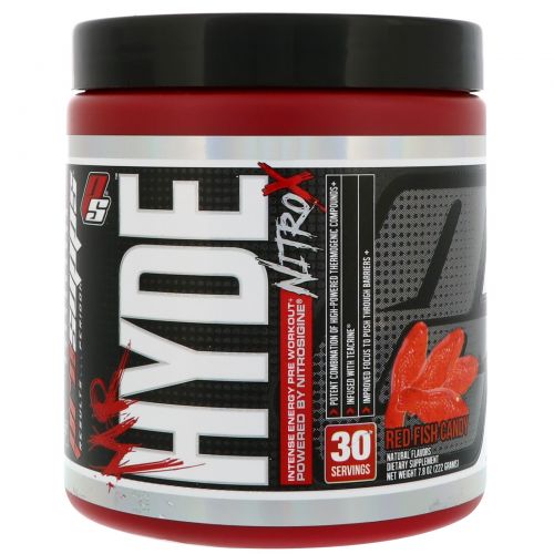 ProSupps, Mr. Hyde, Nitro X, для приема перед тренировкой, конфеты в форме рыб, 222 г (7,8 унц.)