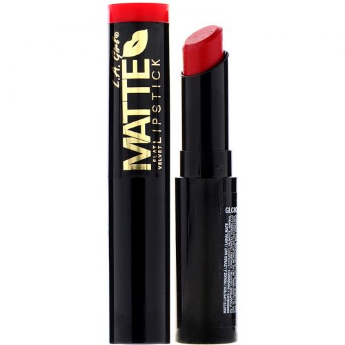 L.A. Girl, Губная помада Matte Flat Velvet Lipstick, оттенок Gossip, 3 г