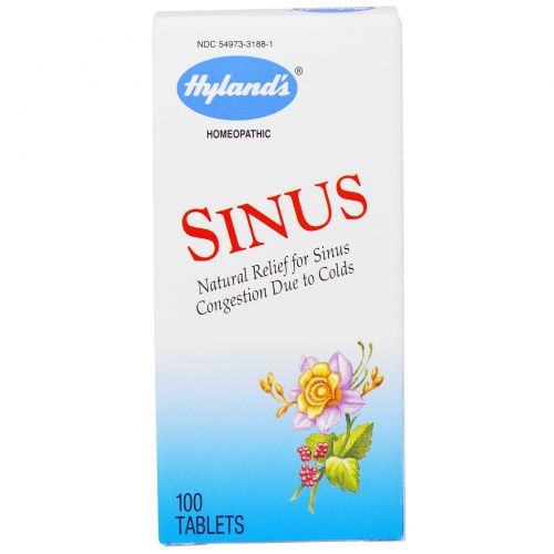 Hyland's, Лечение Синусита, 100 таблеток
